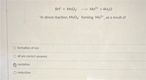 Image result for Mno4 H2O2 H