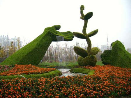 植物雕塑|植物雕塑/五色草造型-江苏新领域景观工程有限公司