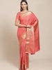 Buy Pink Woven Design Brocade Saree Online at Rs.1935 | Libas