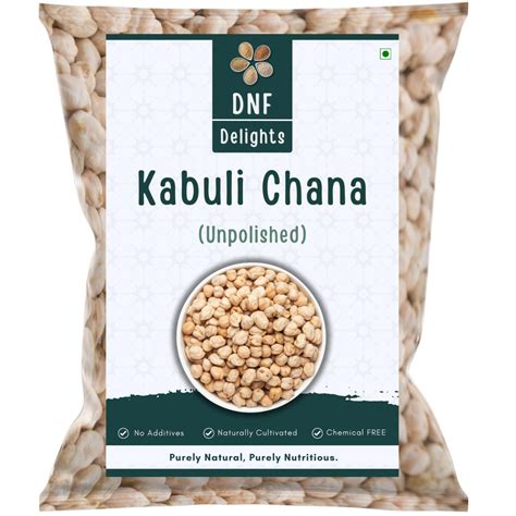 DNF Delights Unpolished Kabuli Chana | 100% Natural Chickpeas, Pure ...
