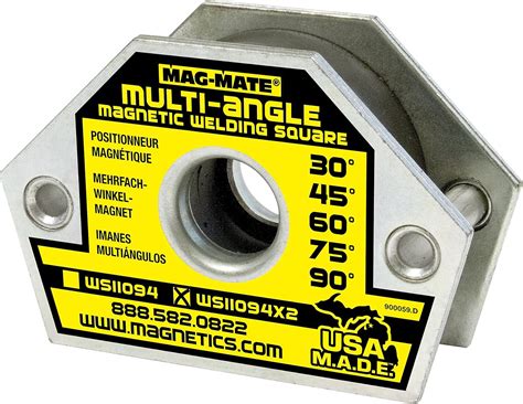 MAG-Mate WS11094X2 Multi Angle Magnetic Welding Square with 45 lb ...