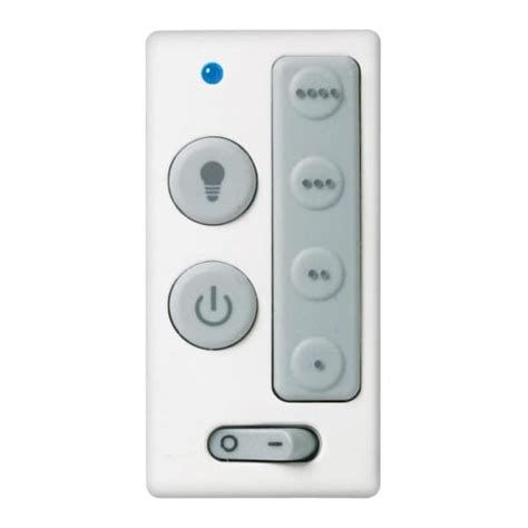 Emerson Fans White Four Speed Wall Control which Operates from 30ft ...
