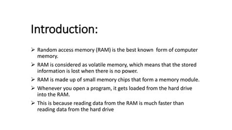 Image result for Random Access Memory Structure