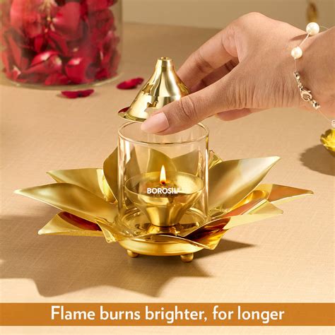Borosil Kamal Akhand Diya Small at Best Price Online in India - Borosil