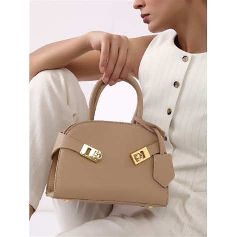 Buy Haute Sauce Womens The Small Meridian Handbag - Camel Brown Online