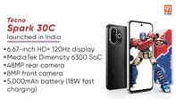 Tecno Spark 30C - Full Specifications & Price in India (19th March 2025 ...