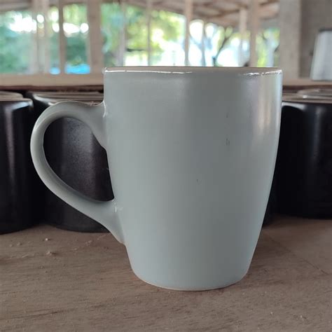 12 Oz. Mugs เทาฟ้า | เซรามิคครบครัน ราคาโรงงาน