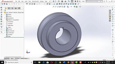SolidWorks Belt Feature 的图像结果