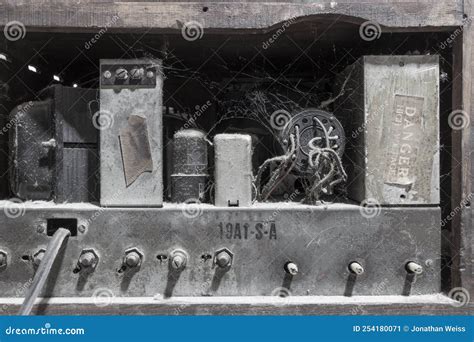 Television Tubes and Electronics from a TV Set from the 40s or 50s ...