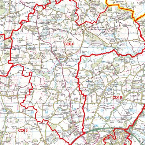 Image result for Co Postcode Map