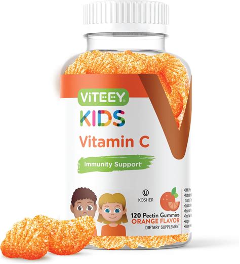Amazon.com: Nordic Naturals Kids Vitamin C Gummies - Tangy Tangerine ...