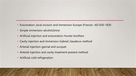 embalming introduction and types anatomy | PPTX