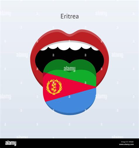 Eritrea language. Abstract human tongue. Vector illustration Stock Vector Image & Art - Alamy