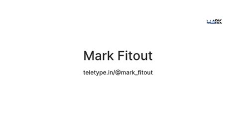 Mark Fitout — Teletype