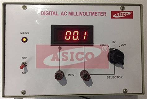 Digital AC MilliVoltmeter : Amazon.in: Industrial & Scientific