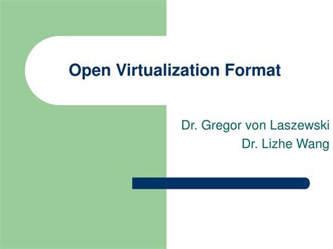 Virtualization Open 的图像结果