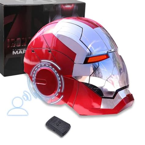 Adult Iron-Mans Helmet Electronic MK 5 Helmet Voice India | Ubuy
