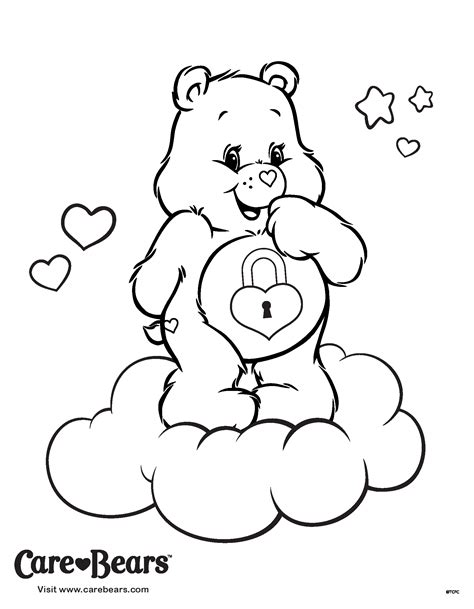 Care Bears Coloring Pages Secret Bear [2025]