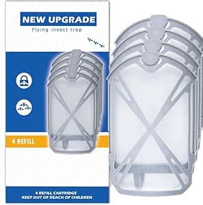 4 Pack Insect Trap Refill Kit, Attracting Trapping Insects Replacement ...