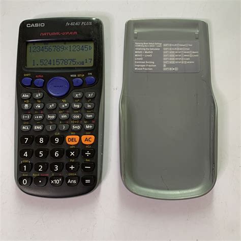 Casio Fx-82AU Plus Scientific Calculator with Cover Lid – Retro Unit