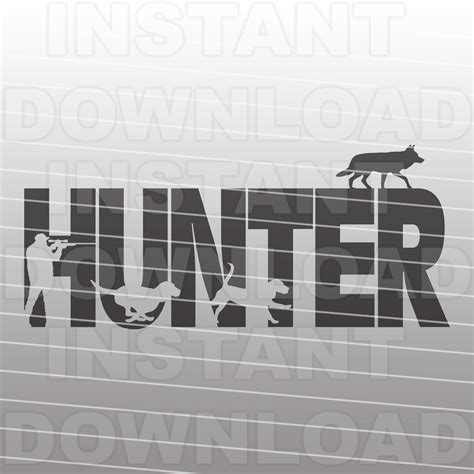 Coyote Hunter SVG Filehunting Dog Svghound Dog Svg vector - Etsy India