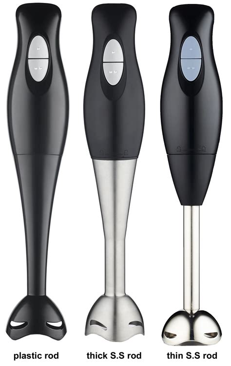 Hb06 200W 2 Speeds Plastic Hand Blender - Plastic Stick Blender and Two ...