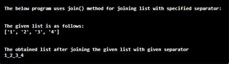 Image result for Python Join List