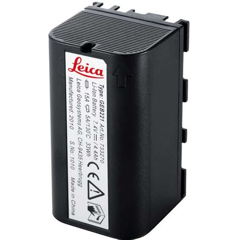 Leica GEB221 Li-Ion Akku 7,4V/4400 mAh für Leica Piper | Zubehör für ...