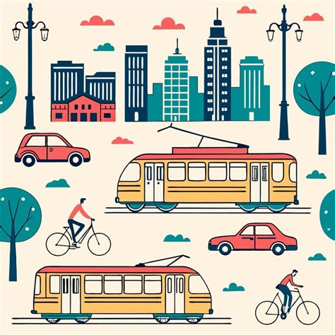 Urban transit the pulse of the city | Premium AI-generated vector