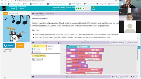 Code.org Lesson 8.2 Conditionals Practice 的图像结果