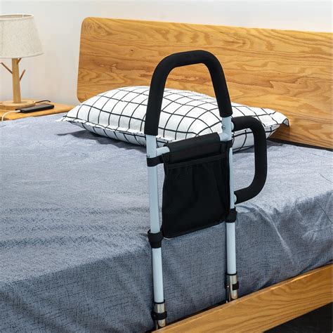 LEACHOI Bed Rails for Elderly Adults - Bed Assist Rail with Dual Grab ...