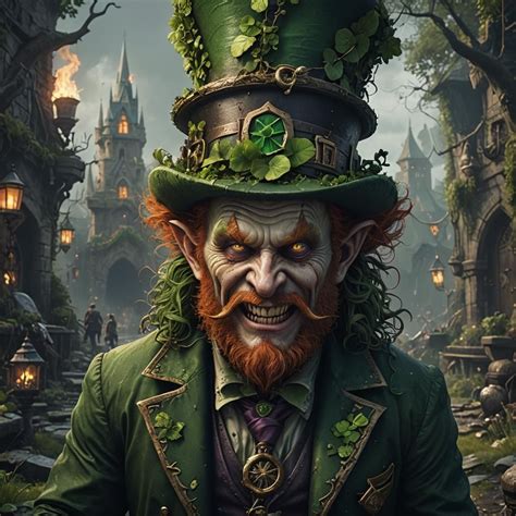 Evil Leprechaun Art