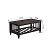 ANCHORWOOD Home Furniture Solid Sheesham Wood Rectangle Coffee Table ...