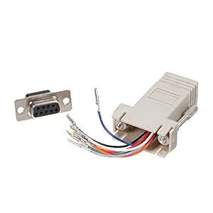 Tooarts RJ45 to Serial Port Female to DB 9PIN Adapter 8P8C Module Modem ...