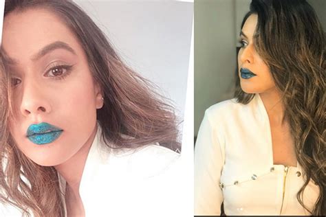 Nia Sharma Ciate London Glitterflip lipstick colour price only in 1 ...