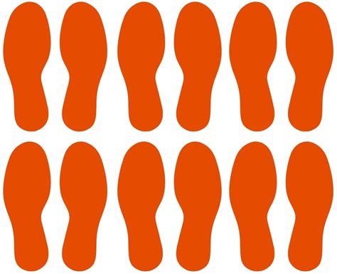 Floor Decals Footprint Stickers – line up Stickers for Classroom Floor ...