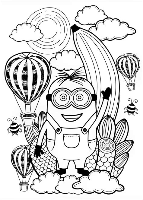 Minion Coloring Page