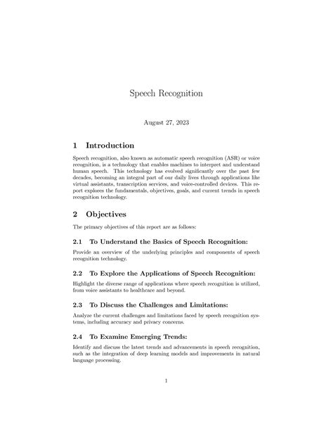Speech Recognition - djhuhuide - Speech Recognition August 27, 2023 1 ...