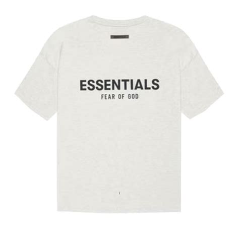 Fear of God Essentials T-shirt 'Light Heather Oatmeal'