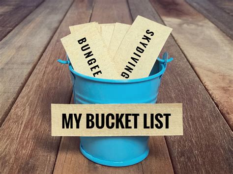 The Bucket List List