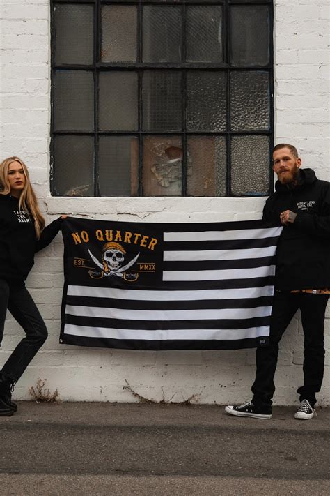Relentless Betrayal - No Quarter Stripe Flag V2 | Born United