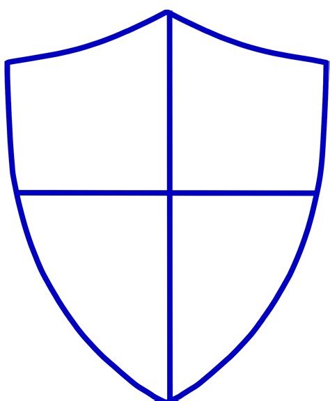 Shield Template 288 Clip Art Vector Online Royalty Free on ...