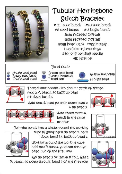 Image result for Tubular Herringbone Tutorials