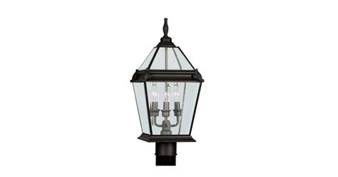 Livex Lighting 2616-07 Fleur de Lis 3 Light Outdoor Post Light ...