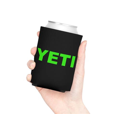 Yeti Can Cooler Green Yeti Koozie Yeti Cloth Can Cooler Yeti Foam ...