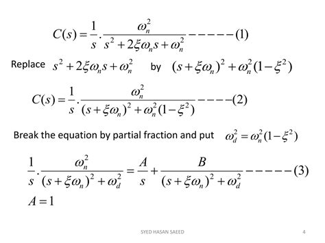 Time response second order | PDF