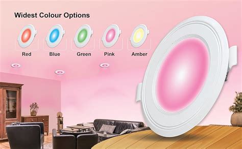 HAVELLS Luna 6W Downlight for Junction Box Round | Colour - Pink |3 ...