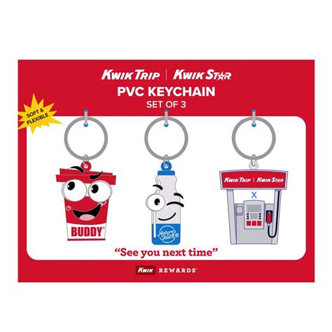 Kwik Trip / Kwik Star Merch Shop: Kwik Trip Key Chain Set of 3