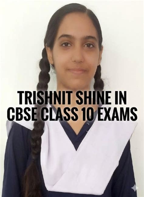 Trishnit Shine in CBSE Class 10 Exams - UP PLUS | Breaking News ...