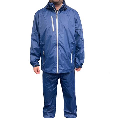 The Weather Company Waterproof Hooded Golf Rain Suit (Jacket & Pants ...